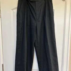 Banana Republic High Rise Linen-Cotton Blend Pant Wide Leg Women Size 16 Career